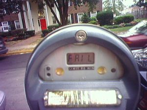 parking meter fail AAPS enrollment