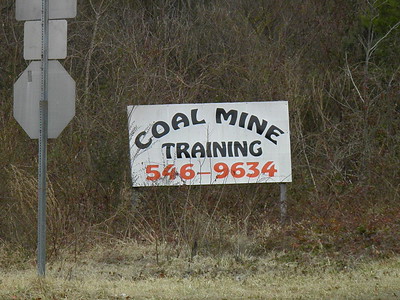 coal mine training sign coal energy jobs