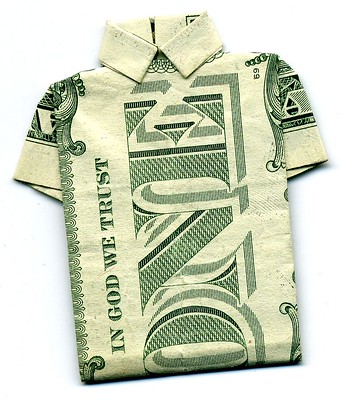 origami dollar shirt associate degree