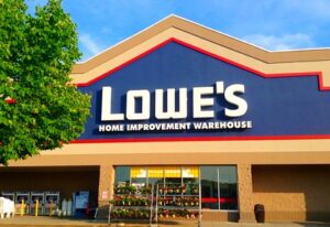 Lowe's storefront debt-free college education