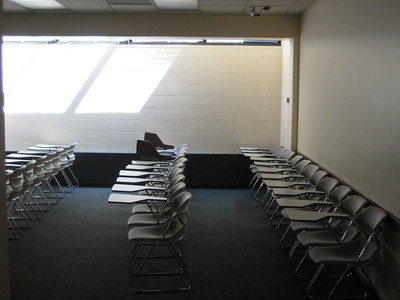 empty classroom administrative bloat