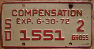 license plate executive compensation