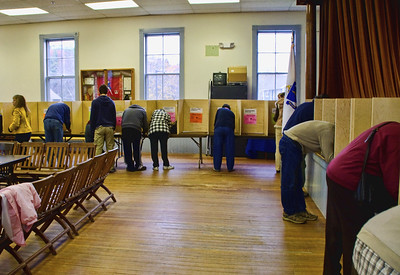 voting booths bond issues