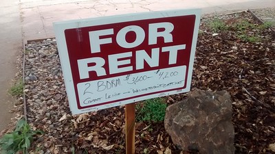 rent sign median income