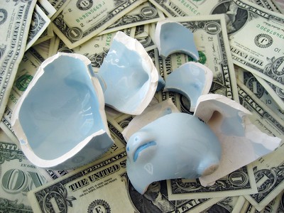broken piggy bank general fund