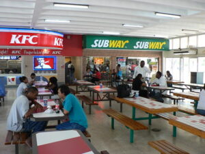 food vendor community college campus